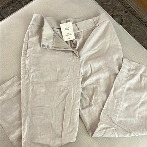 H&M Soft Beige Linen Trousers